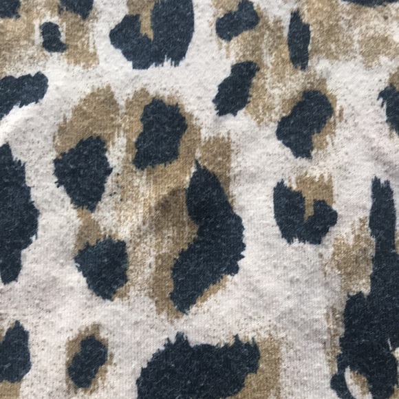 365Kids Leopard Print Long Sleeve Top Red Glitter CHIC - Picture 3 of 5